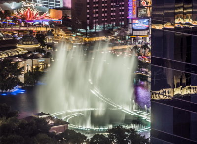 Bellagio Fountains at Night