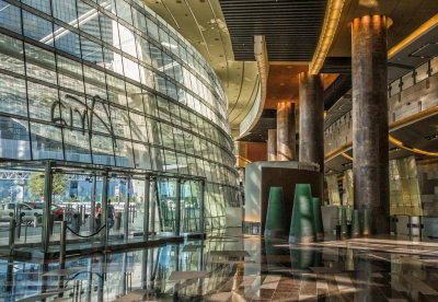 Lobby of Aria Hotel