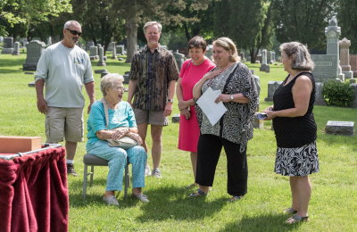 Dave, Helen Byington, Cam, Rebecca, Miriam, and Sarah