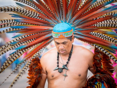Aztec dancers