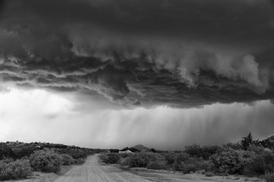 Approaching storm in BW