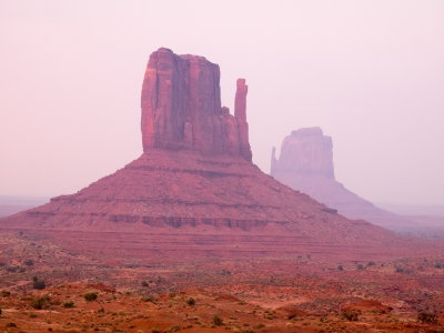 Monument Valley, AZ - dust during a wind storm