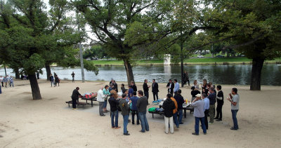 Barbeque near the Yarra