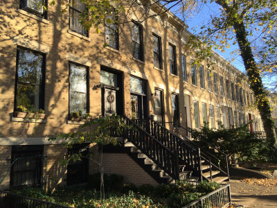 The houses of Leavitt Street, Bucktown Chicago