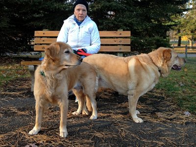 My wife Marlee, Prancer and GlindaNovember 2, 2013