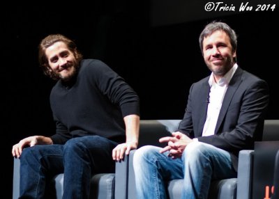 Quebec Director Denis Villeneuve and Jake Gyllenhaal 