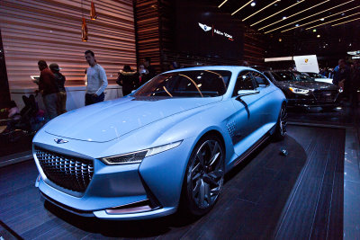 Blue Hyundai Concept