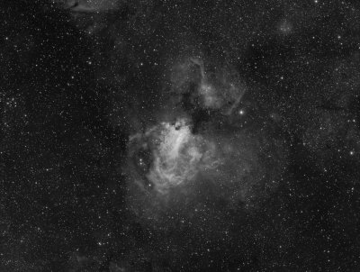 M 17 or NGC 6188, The Omega Nebula
