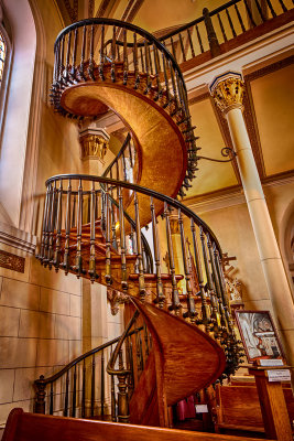 Miraculous staircase - Loretto Chapel - Santa Fe