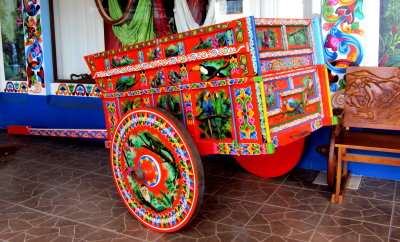 Hand painted Ox Cart 01