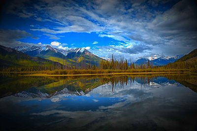 Vermillian Lakes Near Banff, BC