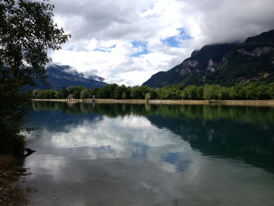 Lake near Passy, France