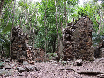 Sugar plantation ruins