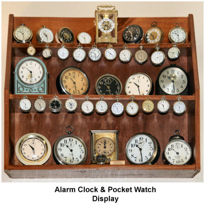 Alarm Clocks /Pocket Watches Display