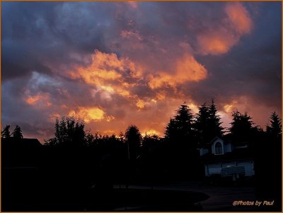 SOME SPECIAL SKIES IN VANCOUVER, WA