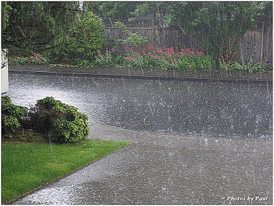 SOME HAIL WITH HEAVY RAIN 