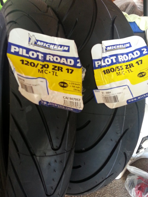 Michelin Pilot Road 2 motorcycle tires