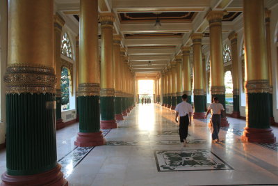 The western entrance to Shwe Dagon