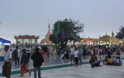 The square in front of the pagoda