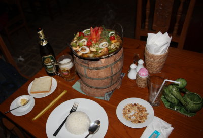 Restaurant Row in Nyaung U. Restaurant Novel