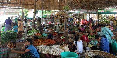 The market in Nyaung U