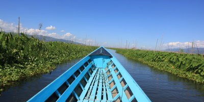 The floating gardens of Inle Lake