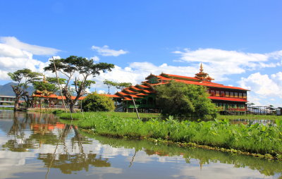 Monastery on Inle Lake