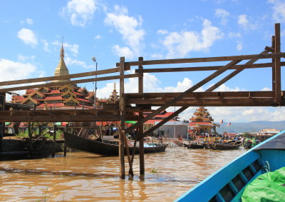 Approaching Phaung Daw Oo Pagoda