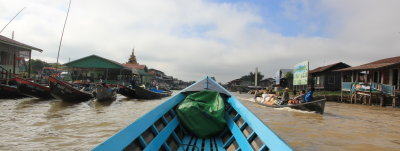 On Nan Chaung Canal heading for Inle Lake