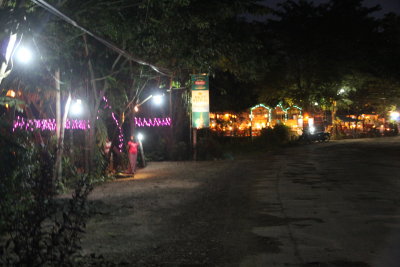 Restaurant Row in Ngapali