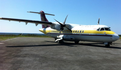 Last flight with Air Mandalays ATR 42. Back to Yangon...