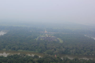 Angkor Wat! Minimum altitude above the temple areas is 700 ft. Minimum flying distance to Angkor Wat is 1 nautical mile. 