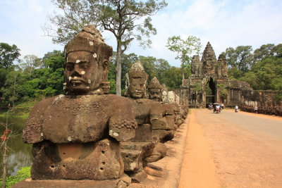 Devas by the entrance to Angkor Thom