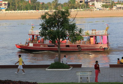 Riverboat at Tonle Sap River