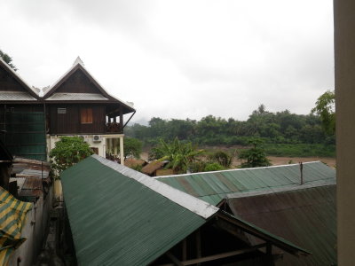 View of Nam Khan from my balcony at Phasith