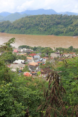 The Mekong side of town seen from Phou Si