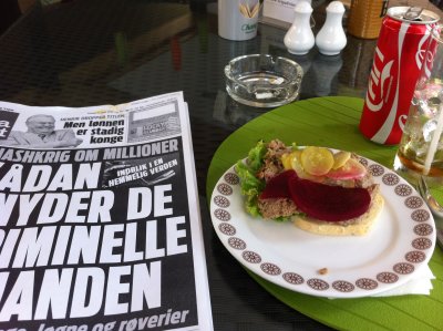 Scandinavian style pate. Mind blowing selection of danish/norwegian open sandwiches. What a joy after 4 weeks in Asia!