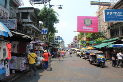 Khao San Road revisited. Stayed here in 2002 and 2007.