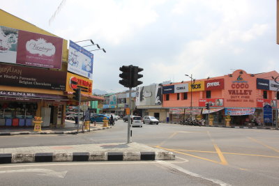 Quiet streets in Kuah, the capital of Langkawi Island
