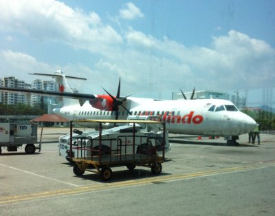 This Malindo Air ATR-72  took me to Kuala Lumpur Subang