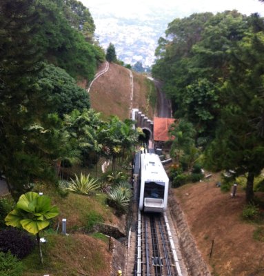 The funicular to Bukit Bendara (Penang Hill)