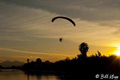 Powered Parachute at Sunset  4