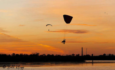 Powered Parachutes at Sunset  4