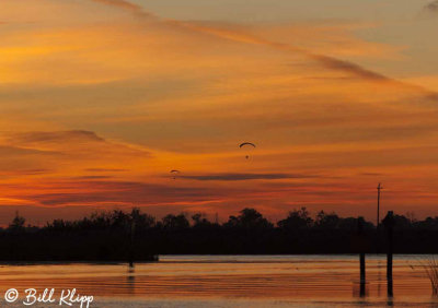 Powered Parachutes at Sunset  6