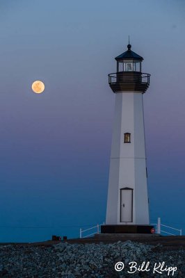 Full Moon over Discovery Bay Lighthouse  2