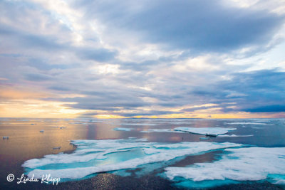 Icy Sunset, Davis Straight Baffin Island  2
