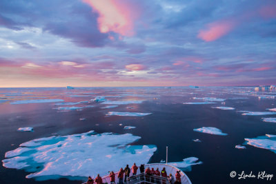 Icy Sunset, Davis Straight Baffin Island  1