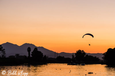 Powered Paragliding into Sunset  8