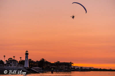 Powered Paragliding into Sunset  13