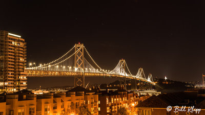 Bay Bridge Night Sky  2